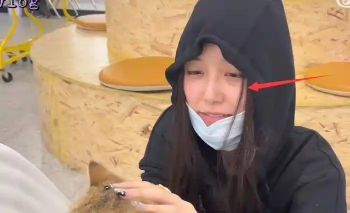 原创原创21岁蒋依依外出游玩素颜有眼袋小雀斑不化妆显疲惫