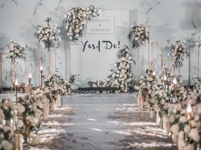 婚礼布置现场图片室内