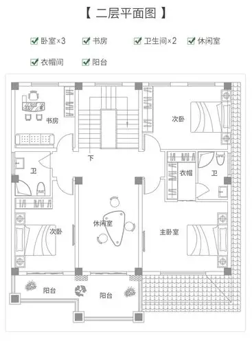 j220农村自建二层小别墅设计图纸全套