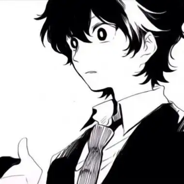 黑白漫画头像男生高冷日系图片_男生动漫头像_头像屋