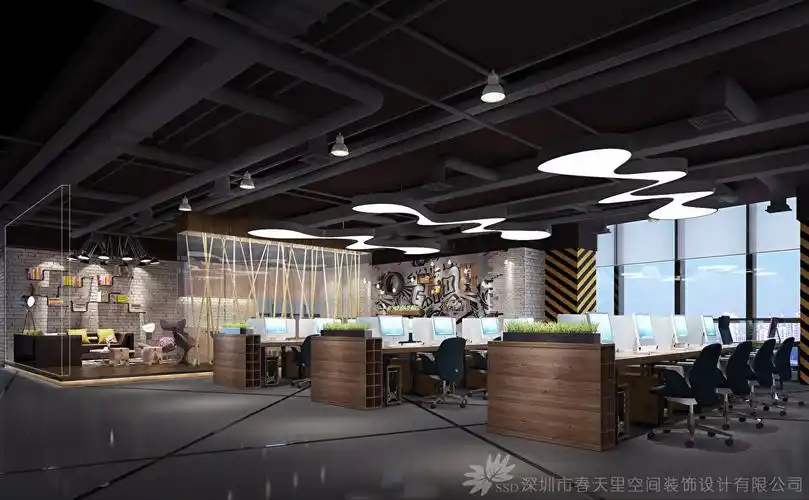 富基park游戏产品公司办公室装修