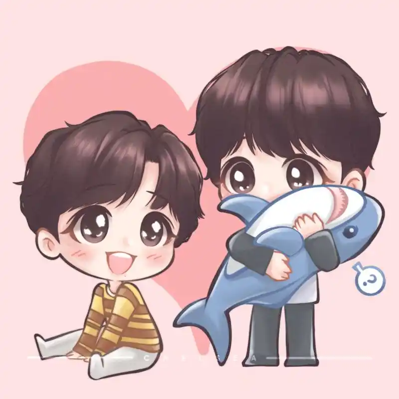 呆桃cp, 每一对都这么的可爱[色][比心]#肖战