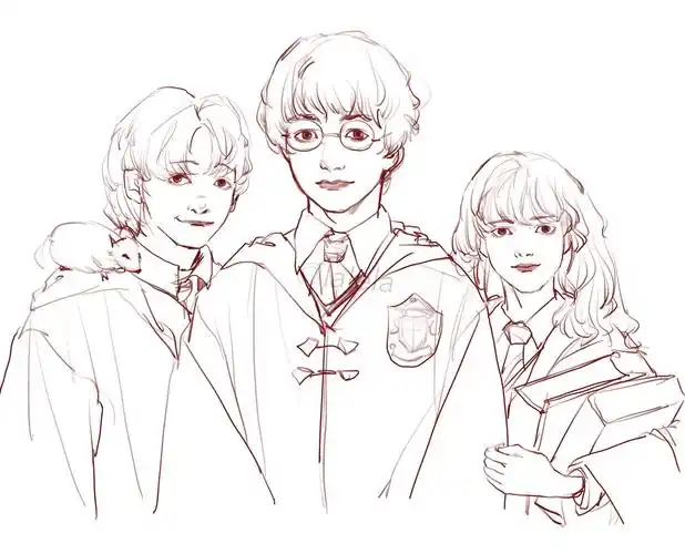 重温hp 摸个三人组