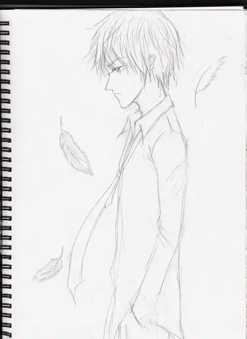 简笔画动漫人物男生帅气男生简笔画动漫 简笔画 卡通 漫画 手绘 素描