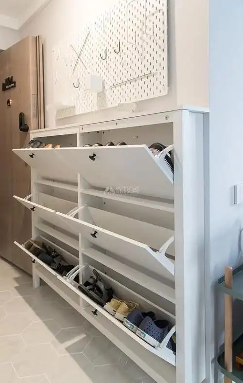 玄关太窄要怎么设计鞋柜这样设计宽敞实用