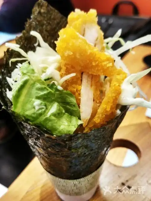 花漫里日料轻食尚(刺桐店)天妇罗虾手卷蔬菜图片 - 第5张