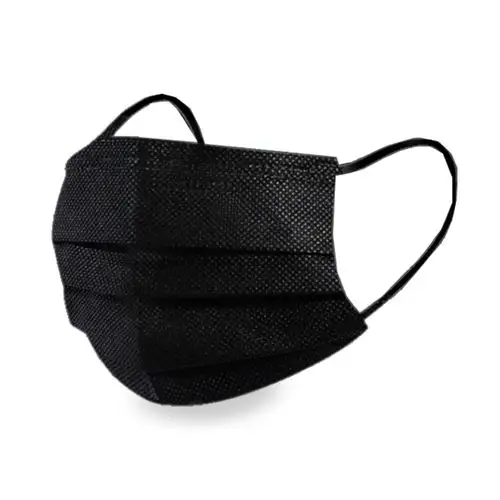 黑色口罩一次性单独独立包装三层夏天透气薄款口罩