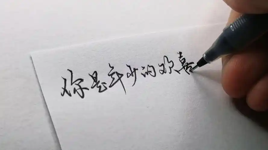 手写文字#你是年少的欢喜(反过来再读一遍)