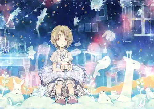 动漫 壁纸 头像 唯美 少女 梦幻 唯美 插画 套图 【侵权致歉】