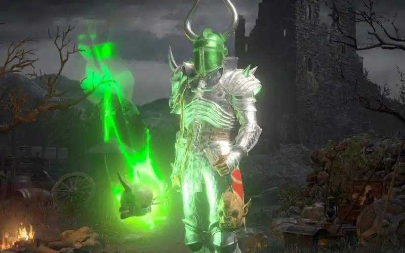 暗黑破坏神2重制版死灵法师重甲皮肤mod