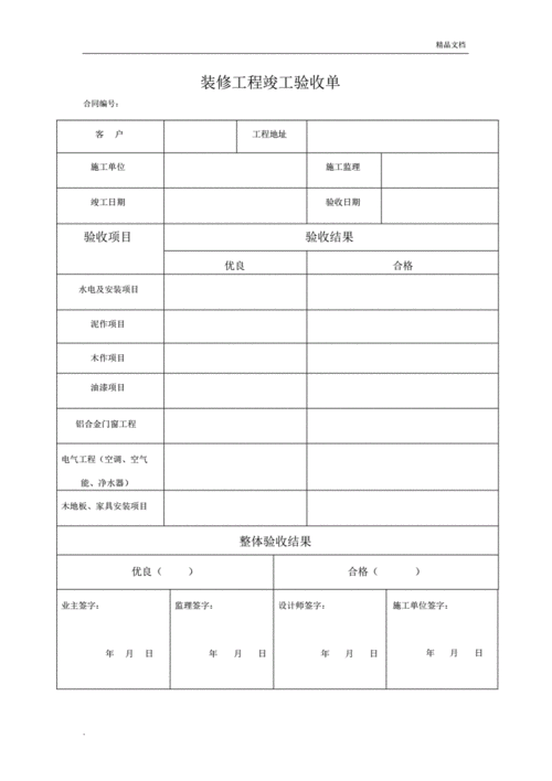 装饰公司竣工验收单.pdf 2页