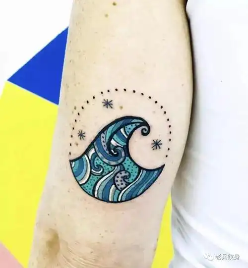 纹身素材第1023期大海