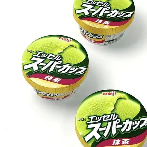 龙年的第一份冰激凌冲它meiji明治抹茶冰淇淋原装进口