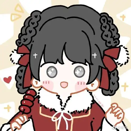 新年头像新年情侣头像2021红色可爱2021新年红色喜庆女生头像2021