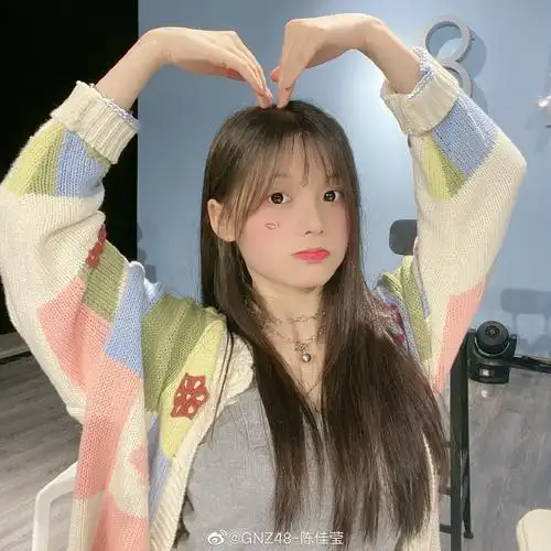 偶像美少女gnz48-陈佳莹可爱自拍美照_高清图集_新浪网