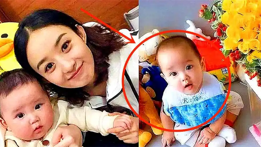 赵丽颖儿子正面照罕见曝光,脸上肉嘟嘟超可爱,网友:像极了爸爸