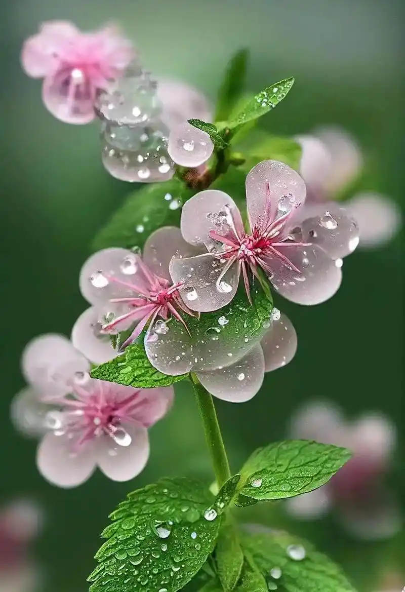 有一种花叫薄荷花它的花语是永不消逝的爱薄荷素心清如露水永远的清淡