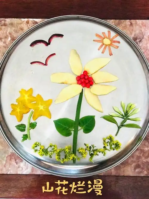 大旺国际幼儿园小六班——"蔬菜玩创意"亲子蔬菜拼盘投票大赛