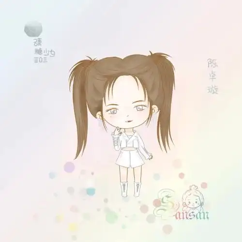 硬糖少女303双马尾q版