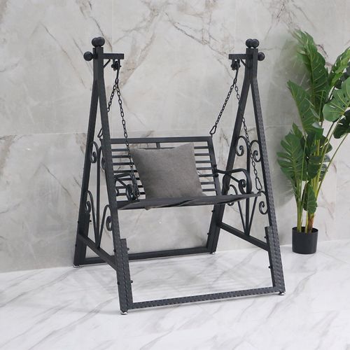 摇椅阳台休闲椅单人秋千儿童吊椅摇摇休闲铁艺摇椅