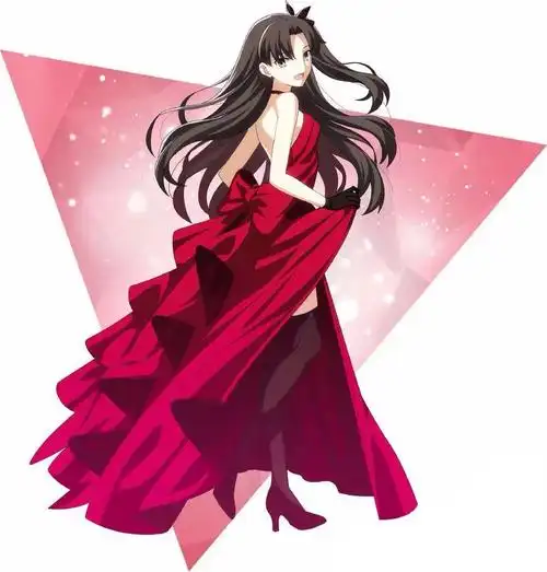 本人收藏的goodsmile命运之夜远坂凛rintohsaka15周年特典晚礼服手办