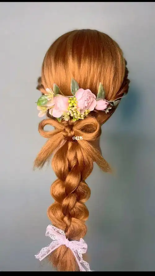做鲜花造型或者森系小清新都特别适合#编发教程  #今日发型  #发型
