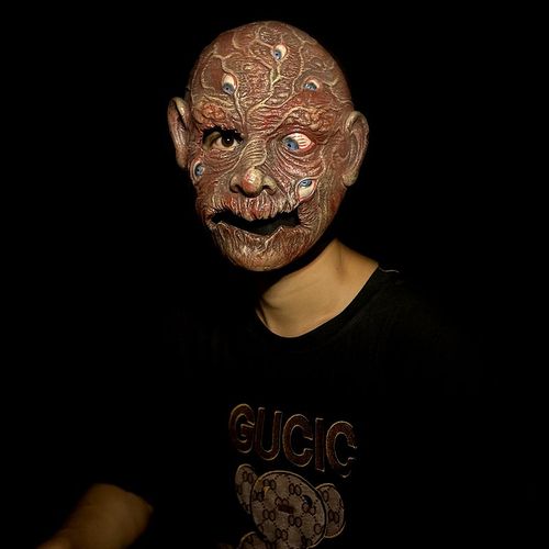 恐怖女鬼面具全脸男万圣节搞怪聚会装扮鬼屋密室道具鬼脸吓人头套