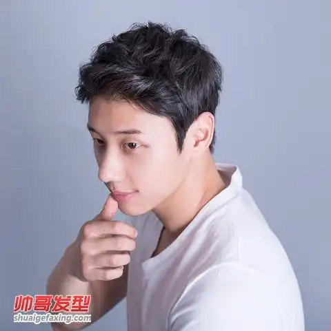 长脸男生帅气侧分发型 男生韩式发型设计(2)