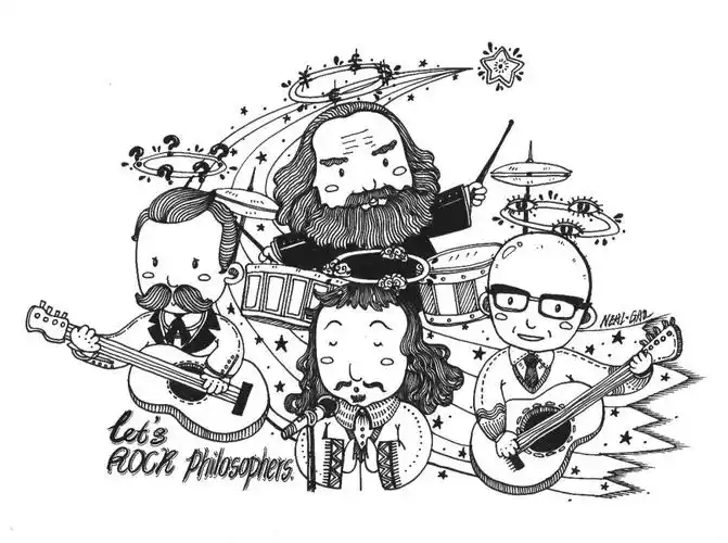 预售丨你能否想象不同时代的哲学家在一起组乐队的场景