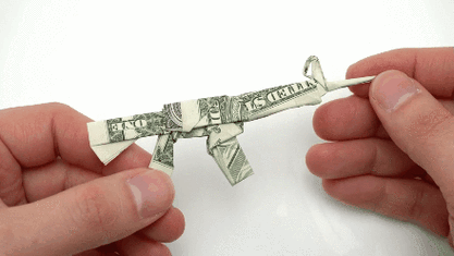 折纸|手机壳|纸币|机关枪_网易订阅