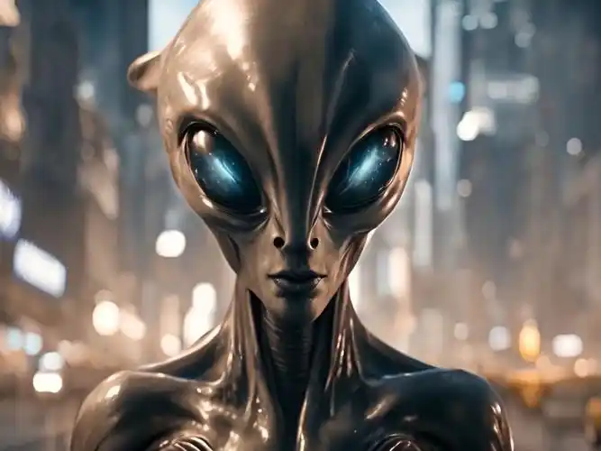 ai短片,科幻短片《外星人都市》高清,赏析,科幻,奇思妙想