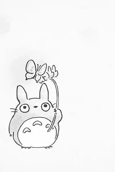 黑白卡通,线稿,黑白线条,简笔画