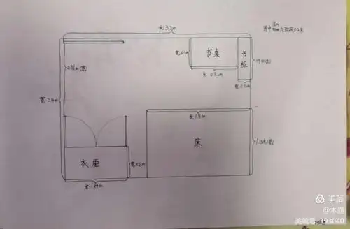 通过测量,确定了比例,找到了比例尺,绘制了房间平面图,更制作了房间的