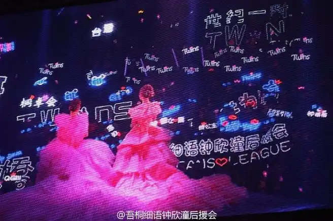 twins lol演唱会一众粉丝高举灯牌盛况,好美的画面05@鍾欣潼@蔡卓妍
