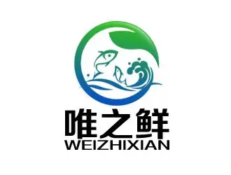 唯之鲜 水产加工标志设计