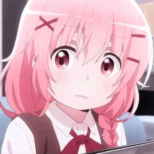 女生头像粉色系少女心动漫头像