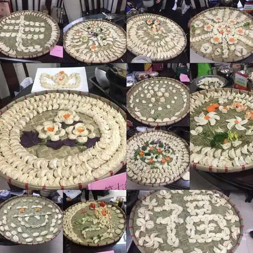 饺子摆盘,有限的食材,无限的创意,也是醉了!