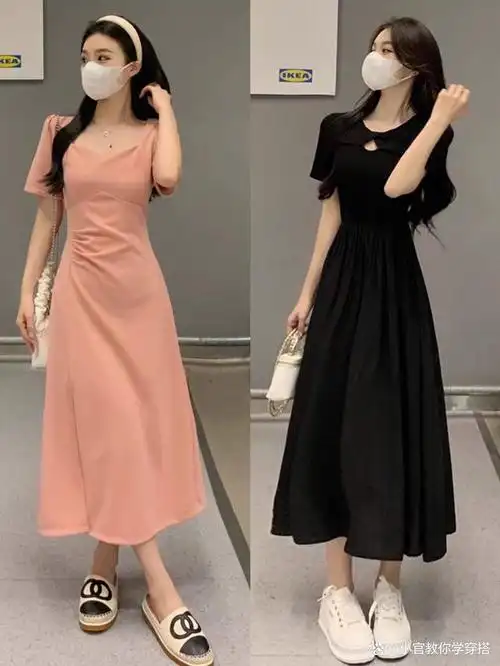 穿衣搭配--夏季微胖女生连衣长裙优雅气质穿搭指南夏季是每个女生展现
