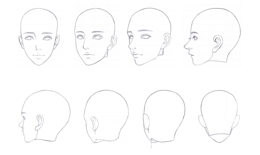 最全人物头像绘制技法5分钟学会画头