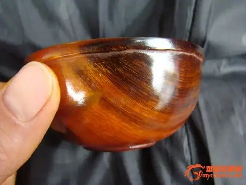 保老包真的清代犀牛角碗