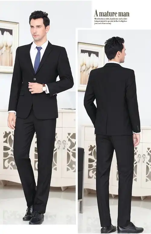 小西装女 正装新款商务韩版职业黑色西服套装女士西装两件套工作服套