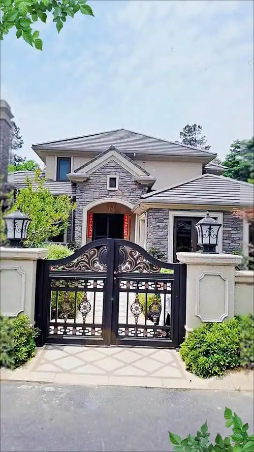 农村盖个小院父母就在眼前