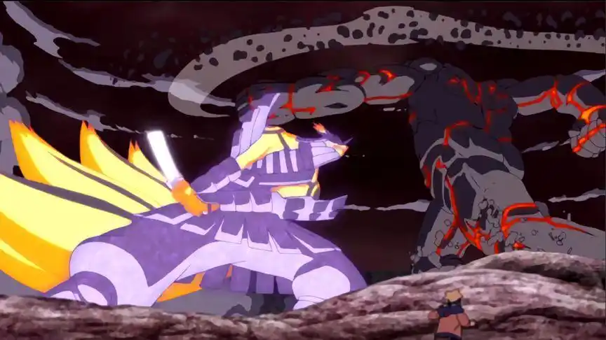 看鸣人九尾和佐助须佐能乎的结合体,帅爆了