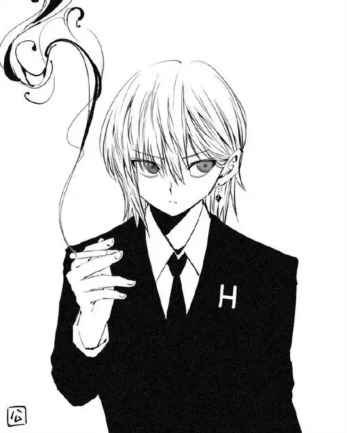 全职猎人#黑西装白衬衣的酷拉皮卡 帅到发昏 pid_30733372