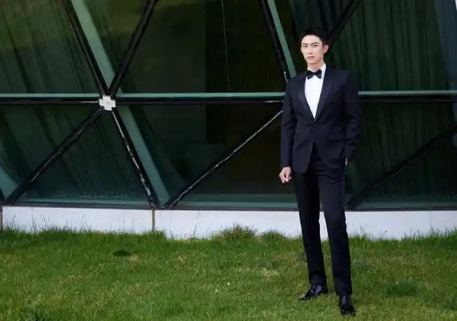 黄景瑜北影节黑西装造型##电影检察风云##北京国际电影节