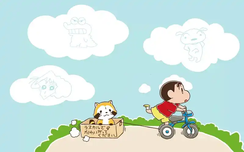 有没有蜡笔小新的高清电脑壁纸呀? - 知乎