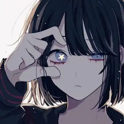 动漫女头高冷霸气黑衣 冷艳女生动漫头像冷酷帅气 - qq女生头像 - 520