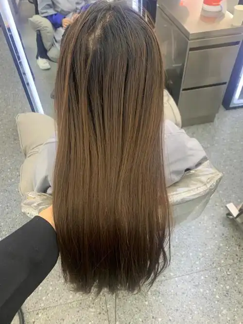显白发色,粉棕色,高级感发色#商丘做头发最好看的地儿  #商丘美发
