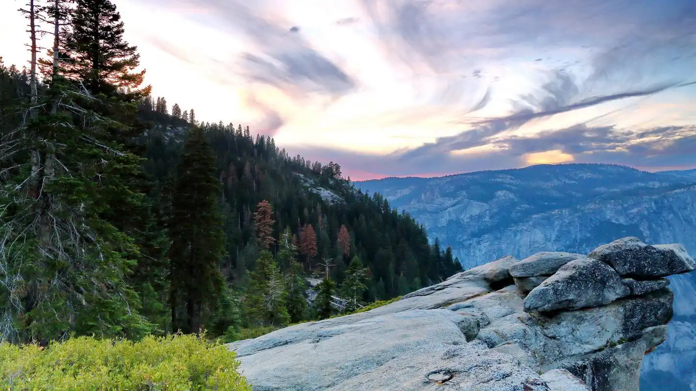 美国加州优山美地国家公园电脑桌面壁纸高清大图预览1920x1080_风景