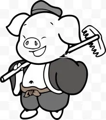 西游记人物猪八戒设计